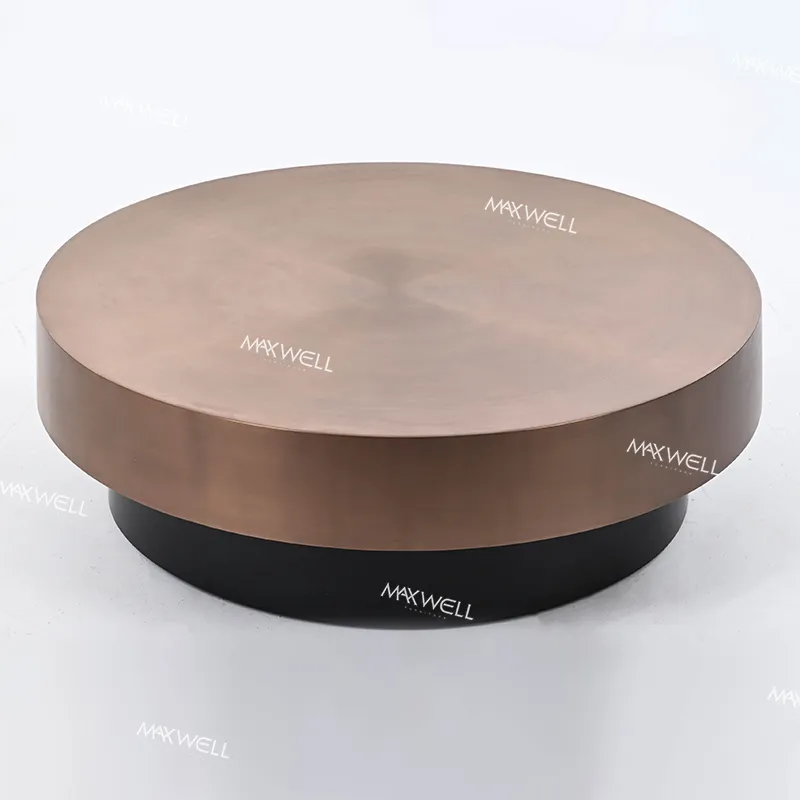 Gouden top salontafel voor bruiloft